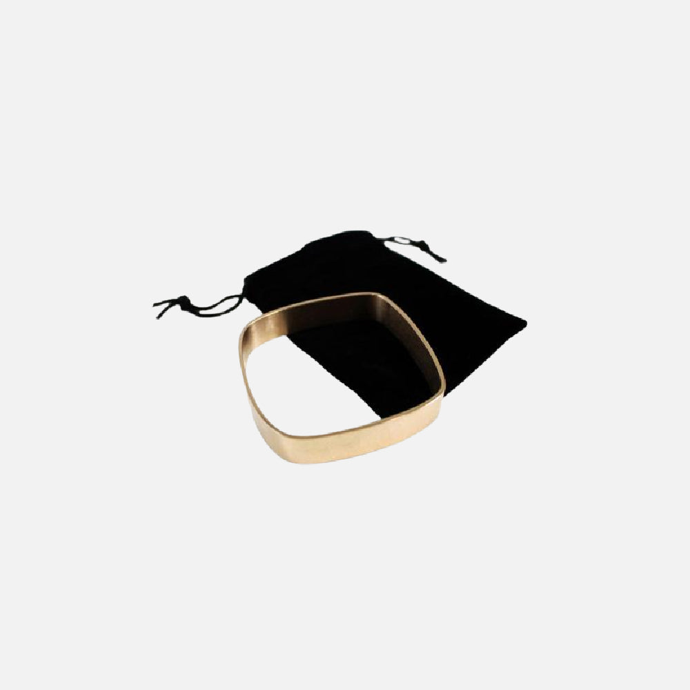 LADIES ROSE GOLD BANGLE/POUCH