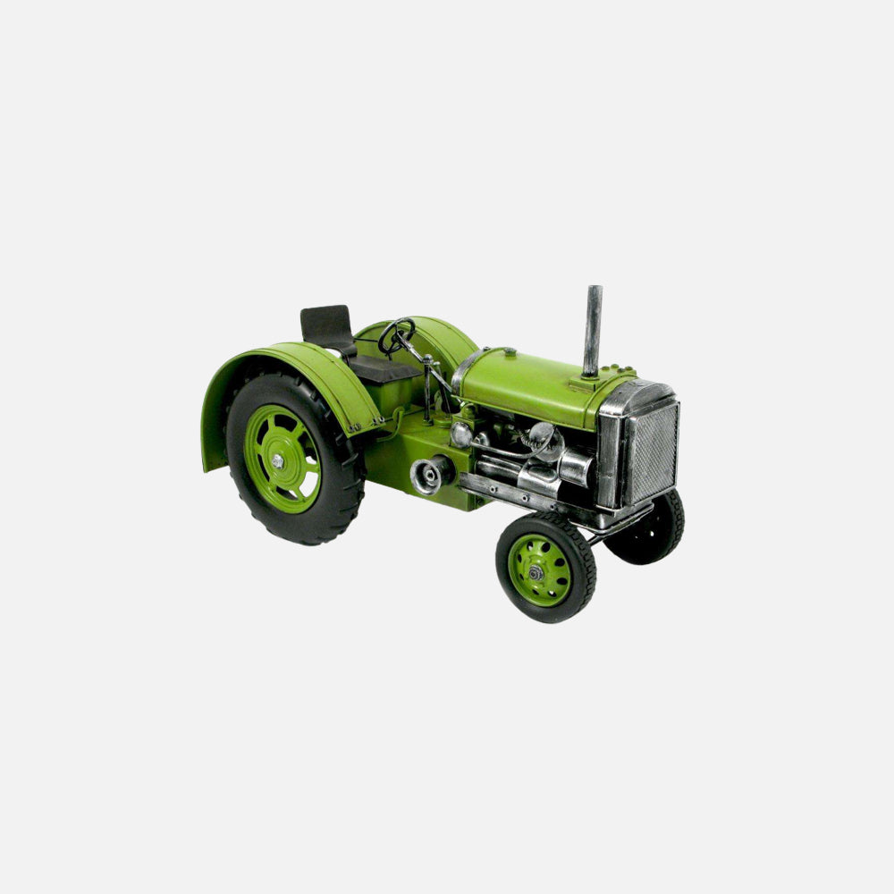 Green Metal Agricultural Tractor