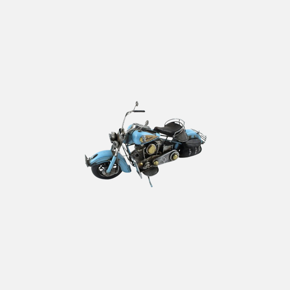 METAL BABY-BLUE MOTORCYCLE