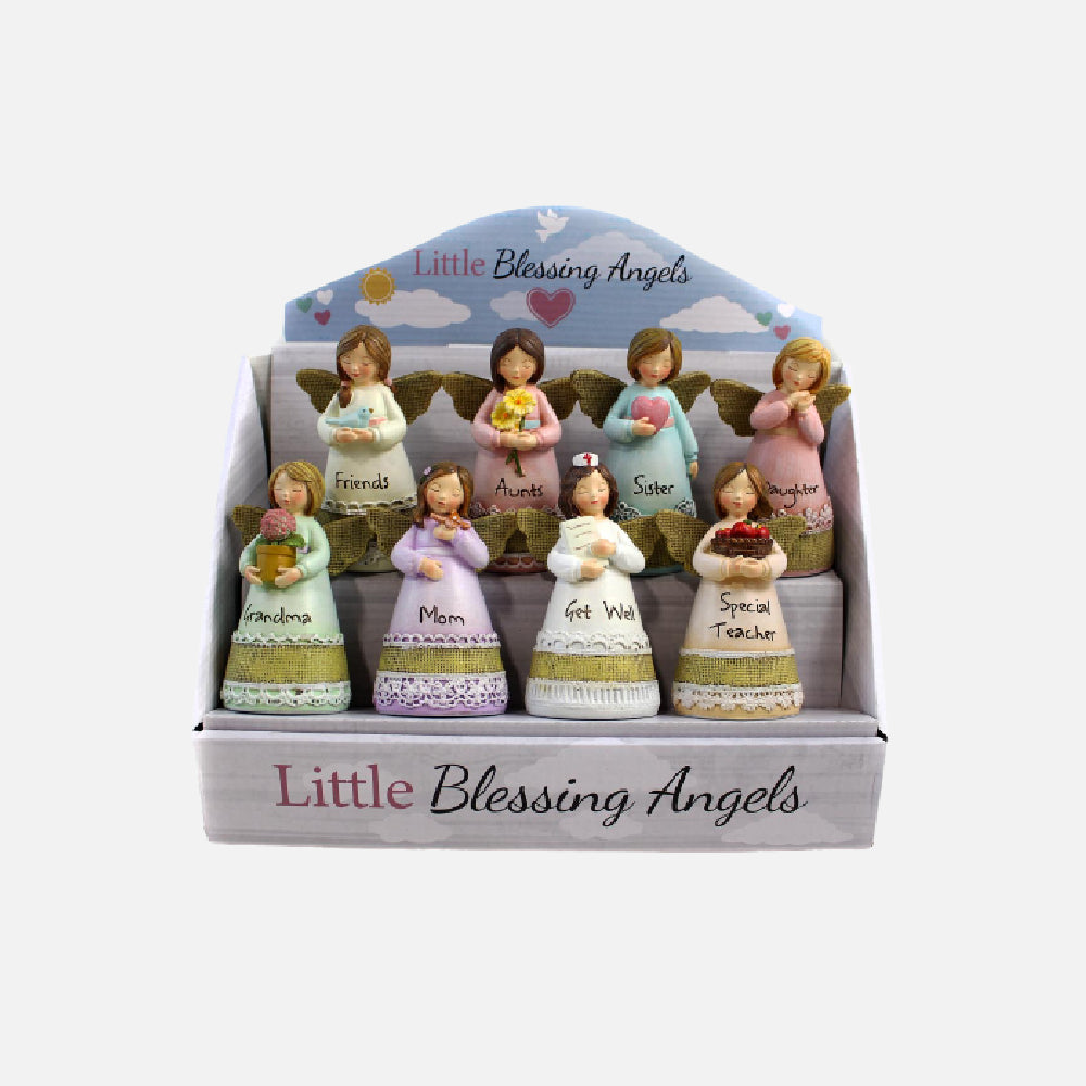 16 PRE PACK ANGELS IN SPRING COLORS WITH PDQ DISPLAY