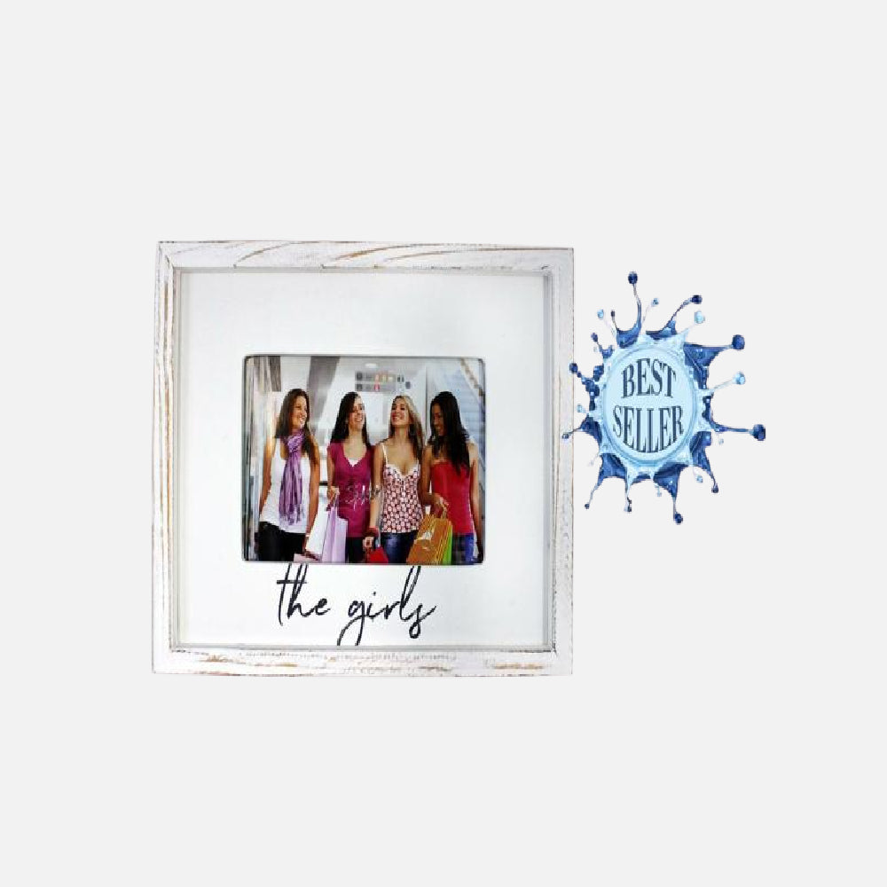 4×6 RUSTIC WD. FRAME-THE GIRLS