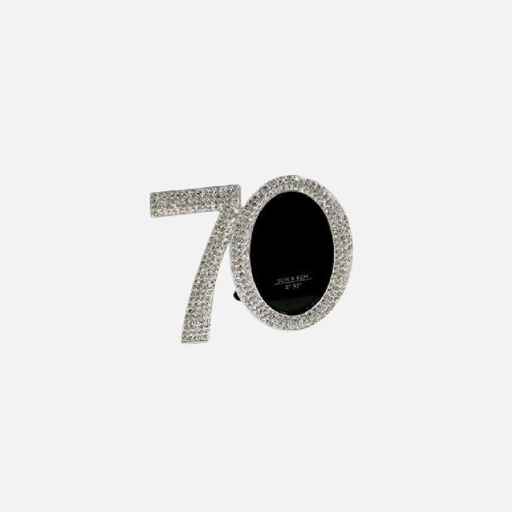 2×3 NUMERAL ’70’ MEMORY FRAME/CRYSTAL